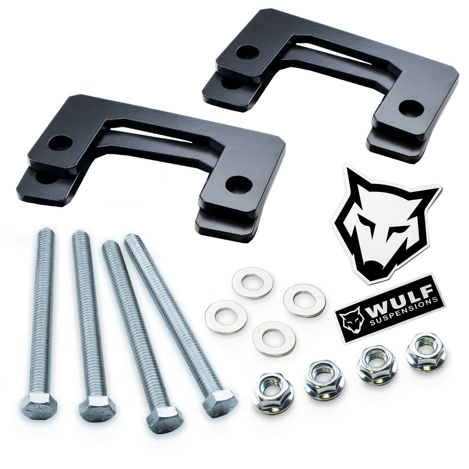 MZS 1.5 Inch Front Leveling Kit For Chevy/GMC Trucks & SUVs (2007-2025) - Billet Aluminum, Fits Silverado, Sierra, Tahoe, Suburban, Yukon