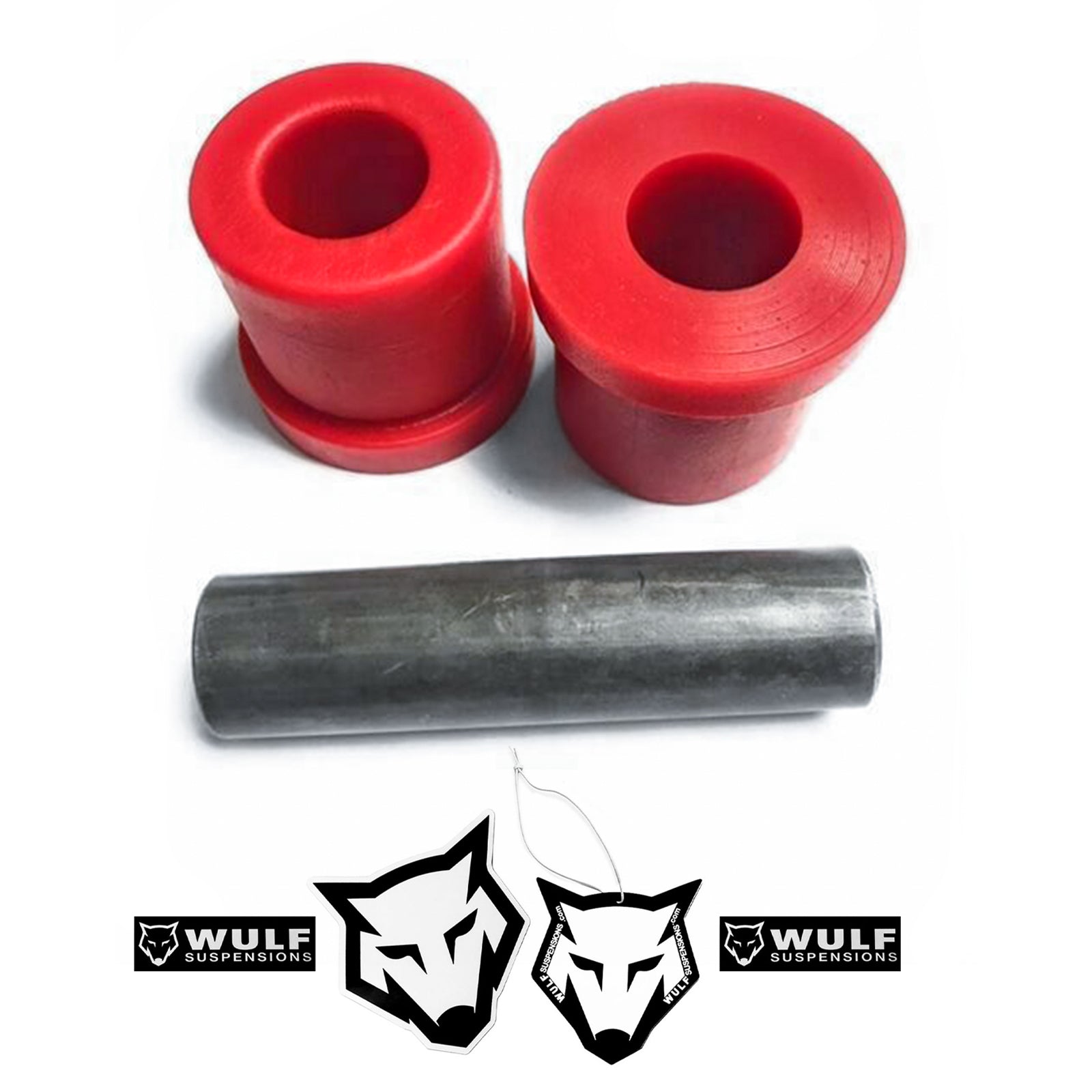 Universal Multi Link Poly Bushings and Sleeve for Shackles Wulf