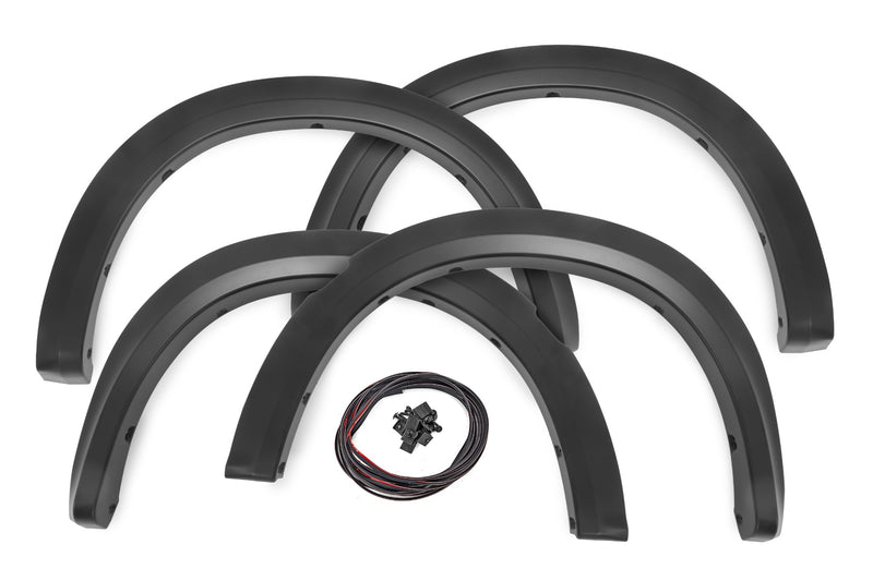Rough Country Sport Fender Flares | PX8 Black Crystal | Ram 1500 2WD/4WD (2009-2018 & Classic)