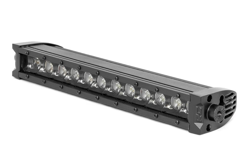 Rough Country 12 Inch Black Series LED Light Bar | Single Row | Amber DRL