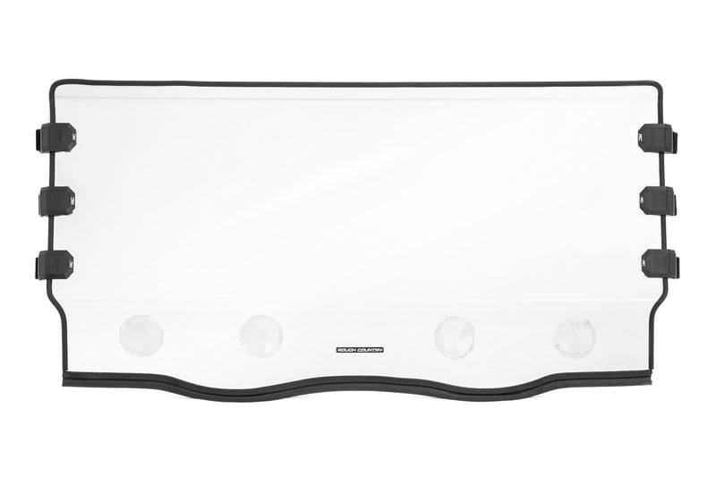 Vented Full Windshield | Scratch Resistant | Yamaha Viking 700