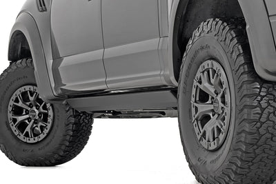 Rough Country Power Running Boards | Dual Electric Motor | Crew Cab | Ford F-150/Lightning/F-250/F-350/Raptor (15-24)