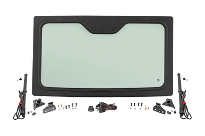 Rough Country Electric Tilt Windshield | Glass | Can-Am Defender HD 8/HD 9/HD 10