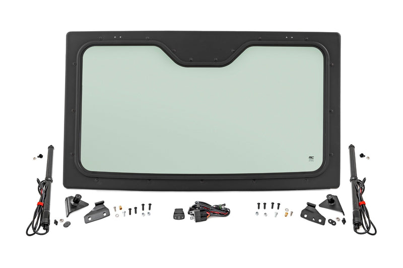 Rough Country Electric Tilt Windshield | Glass | Can-Am Defender HD 8/HD 9/HD 10