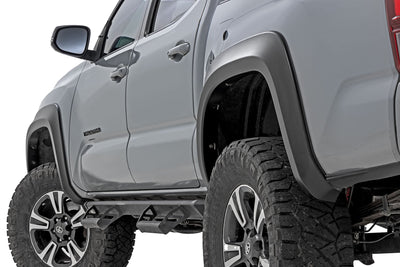 Rough Country Fender Flares | Sport | 588 Electric Lime | Toyota Tacoma 2WD/4WD (2016-2023)