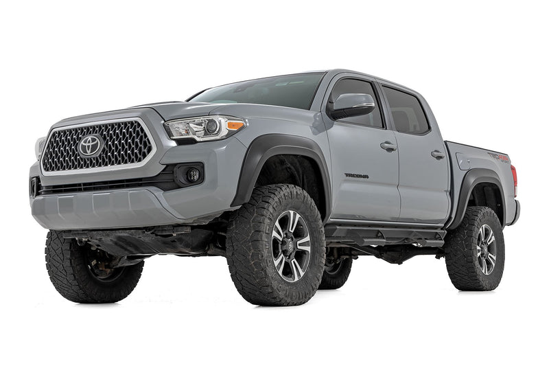Rough Country Fender Flares | Sport | 1D6 Silver Sky Metallic | Toyota Tacoma (16-23)