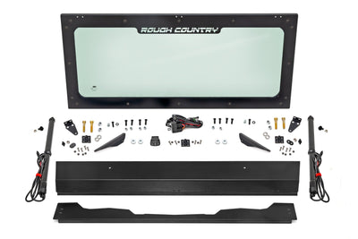 Rough Country Electric Tilt Windshield | Glass | Honda Pioneer 1000