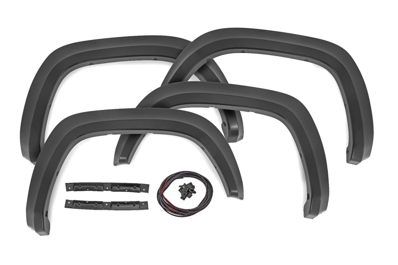 Rough Country Fender Flares | Sport | 4V6 Quicksand | Toyota Tacoma 2WD/4WD (2016-2023)