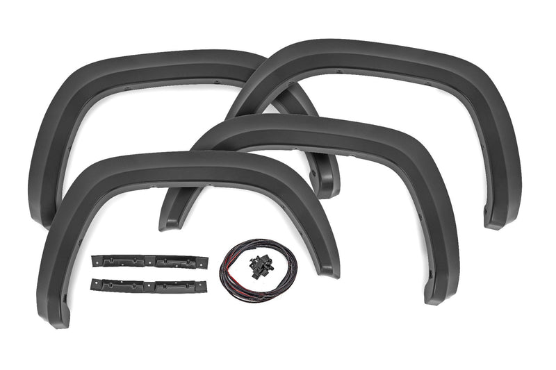 Rough Country Fender Flares | Sport | 202 Black Onyx | Toyota Tacoma 2WD/4WD (2016-2023)