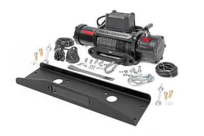 Rough Country Winch Plate | PRO12000S | Mahindra Roxor