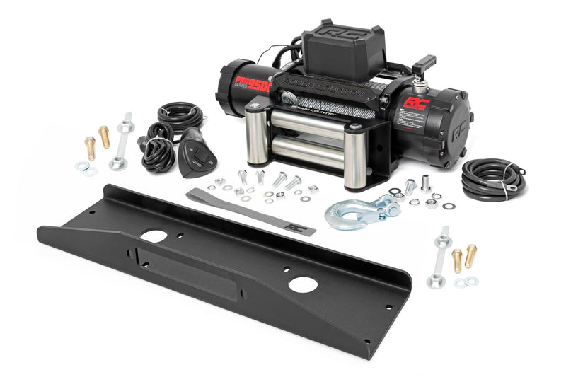 Rough Country Winch Plate | PRO9500 | Mahindra Roxor