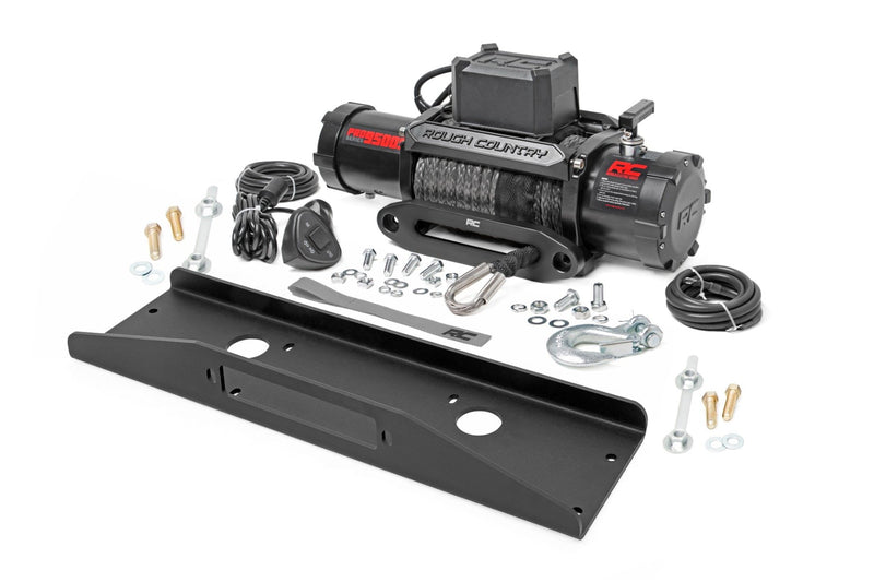 Rough Country Winch Plate | PRO9500S | Mahindra Roxor