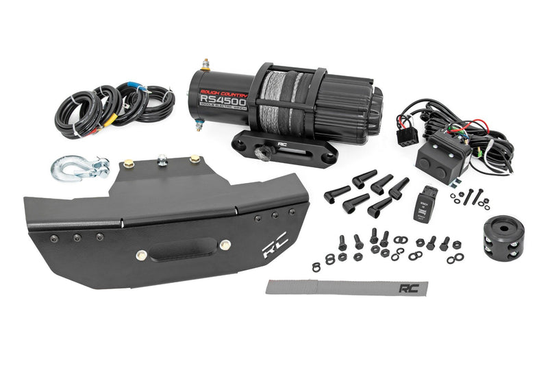 Rough Country Winch Mount | RS4500S | Polaris RZR Turbo S4