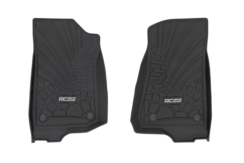 Flex Fit Floor Mats | FR | 2 Door | Jeep Wrangler JL 4WD (2018-2025)