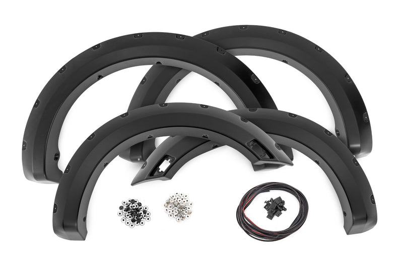 Rough Country Pocket Fender Flares | G1 Black | 6&