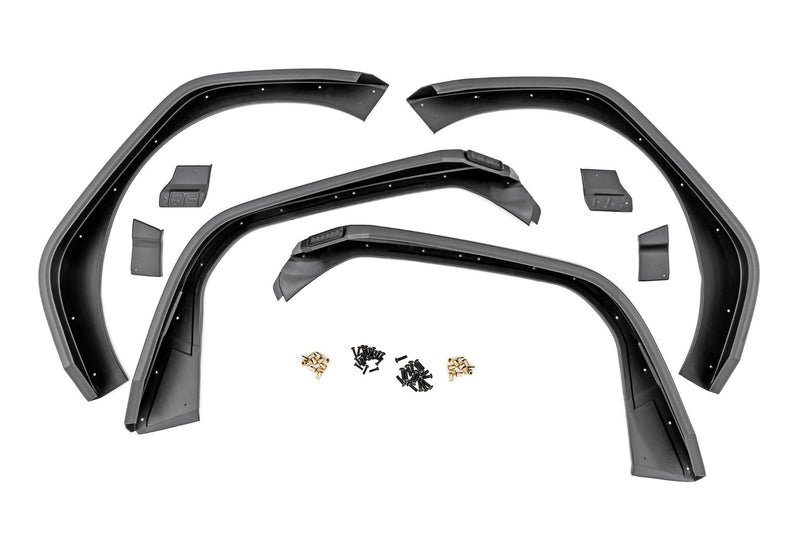 High Clearance LED Flat Fender Flare Kit | UV Treated | Jeep Wrangler JL (18-24)