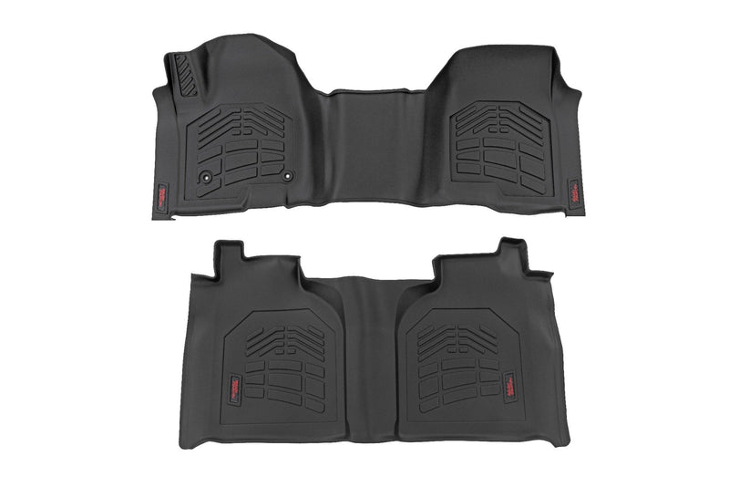 Sure-Fit Floor Mats | FR & RR | FR Over Hump | Crew | Chevy/GMC 1500/2500HD/3500HD (19-26)