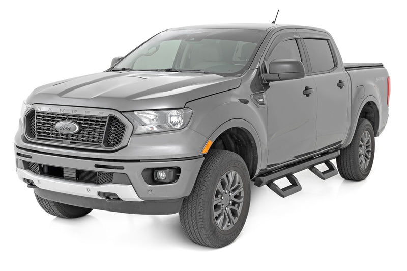 Rough Country SRX2 Adjustable Aluminum Steps | Ford Ranger 2WD/4WD (2019-2025)