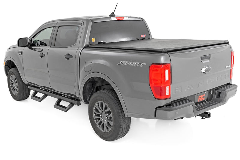 Rough Country SRX2 Adjustable Aluminum Steps | Ford Ranger 2WD/4WD (2019-2025)