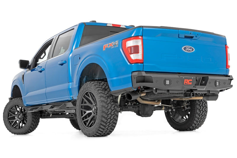Rough Country 2 Inch Black Series LED Light Pods |  Flush Mount | Cool White DRL