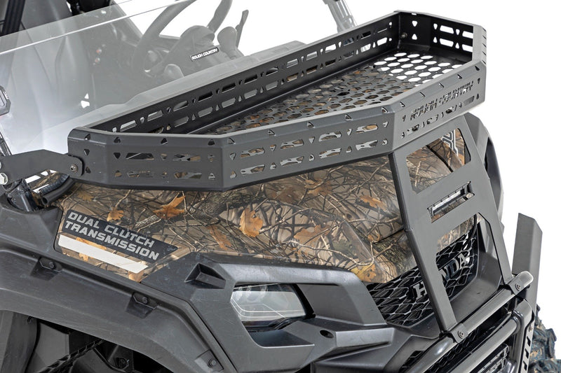 Front Cargo Rack |Black Series LED | 6" Light | Slim Line | Honda Pioneer 1000