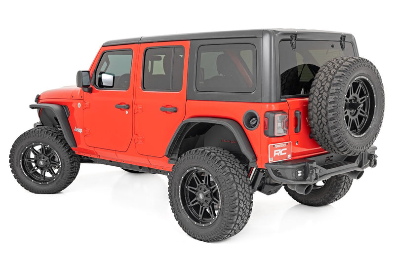High Clearance LED Flat Fender Flare Kit | UV Treated | Jeep Wrangler JL (18-24)