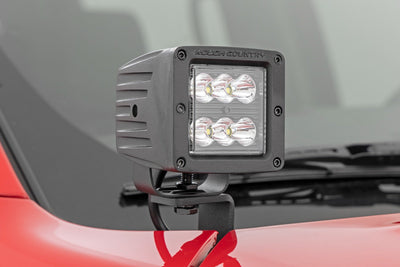 LED Light Kit | Ditch Mount | 2" Black Pair | Spot | Nissan Frontier (22-25)