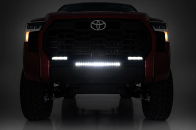 LED Light Kit | Bumper Mount | 20" Black Slim Line | Toyota Tundra (22-25)