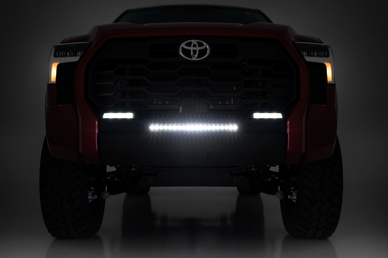 LED Light Kit | Bumper Mount | 20" Black Slim Line | Toyota Tundra (22-25)