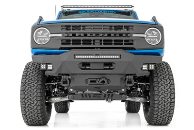 Front Bumper | Modular | Stubby Wings | Amber DRL | Ford Bronco 4WD (21-25)