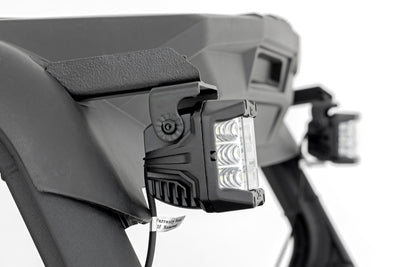 LED Light Kit | Rear Mount | 2" Black Pair | Spot | Can-Am Maverick Sport 1000R