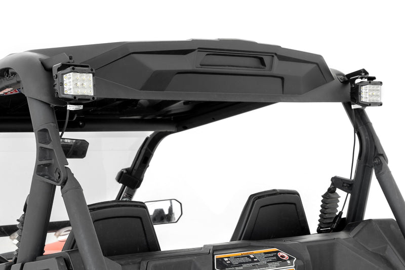 LED Light Kit | Rear Mount | 2" Black Pair | Flood | Can-Am Maverick Sport 1000R