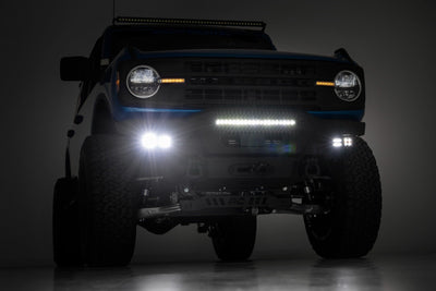Front Bumper | Modular | Stubby Wings | Amber DRL | Ford Bronco 4WD (21-25)