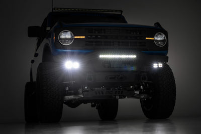 Front Bumper | Modular | Stubby Wings | DRL | Ford Bronco 4WD (2021-2025)