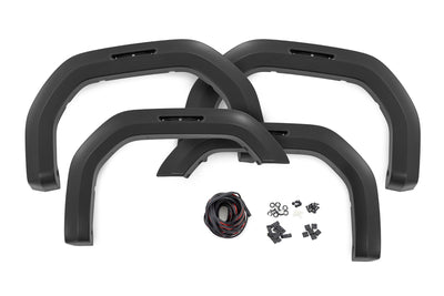 Rough Country Fender Flares | Sport | GMC Sierra 2500 HD/Sierra 3500 HD 2WD/4WD (2020-2025)