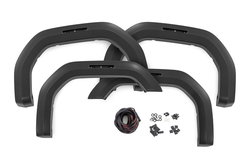 Rough Country Fender Flares | Sport | GMC Sierra 2500 HD/Sierra 3500 HD 2WD/4WD (2020-2025)