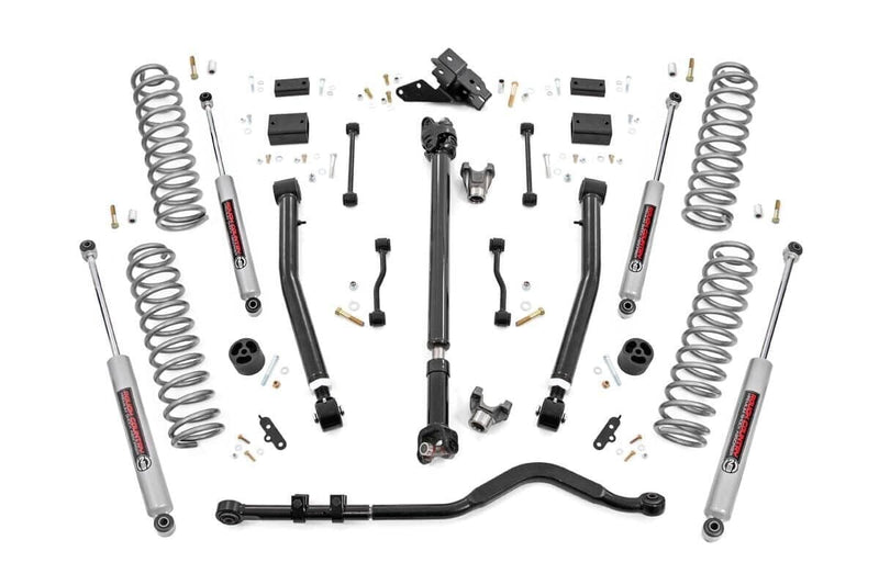 3.5 Inch Lift Kit | Adj Lower | FR D/S | Jeep Wrangler Unlimited 4WD (24-25)