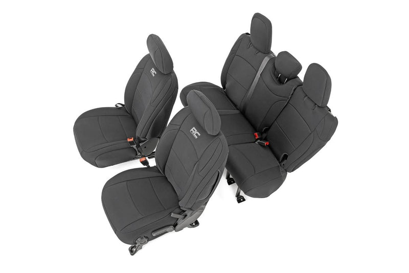 Seat Covers | Front and Rear | Jeep Wrangler Unlimited 4WD (2018-2025)
