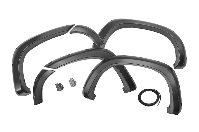 Rough Country Pocket Fender Flares | GJI Shadow Gray | Chevy Silverado 1500 2WD/4WD (19-21)