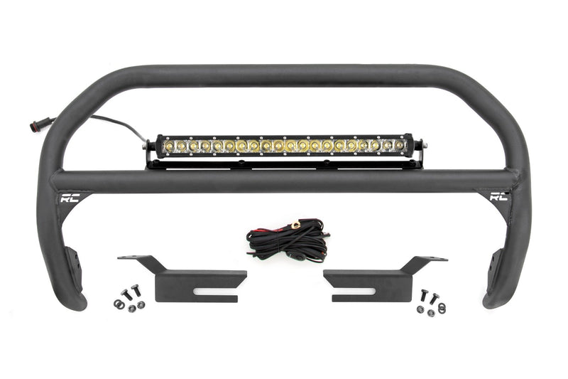 Nudge Bar | 20 Inch Chrome Single Row LED | Ford Bronco 4WD (2021-2025)