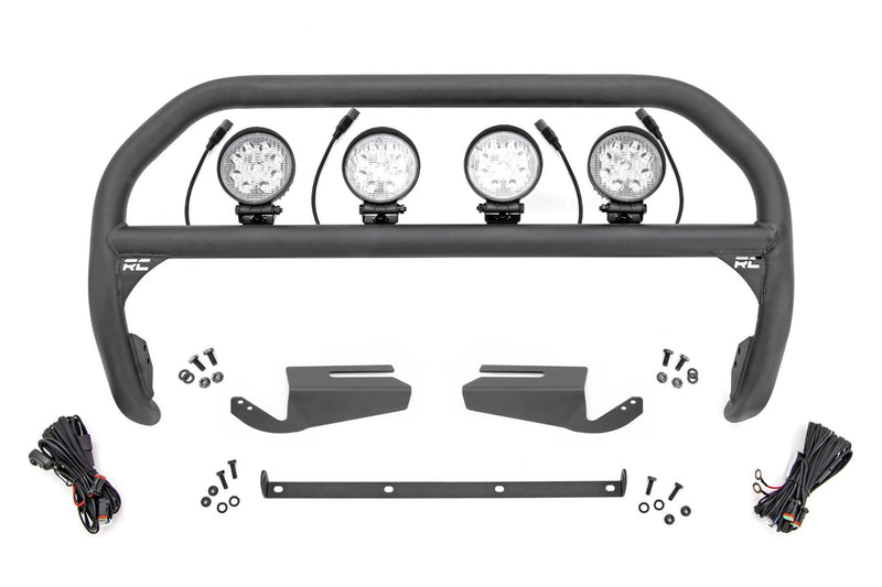 Nudge Bar | 4 Inch Round Led (x4) | OE Modular Steel | Ford Bronco 4WD (21-25)