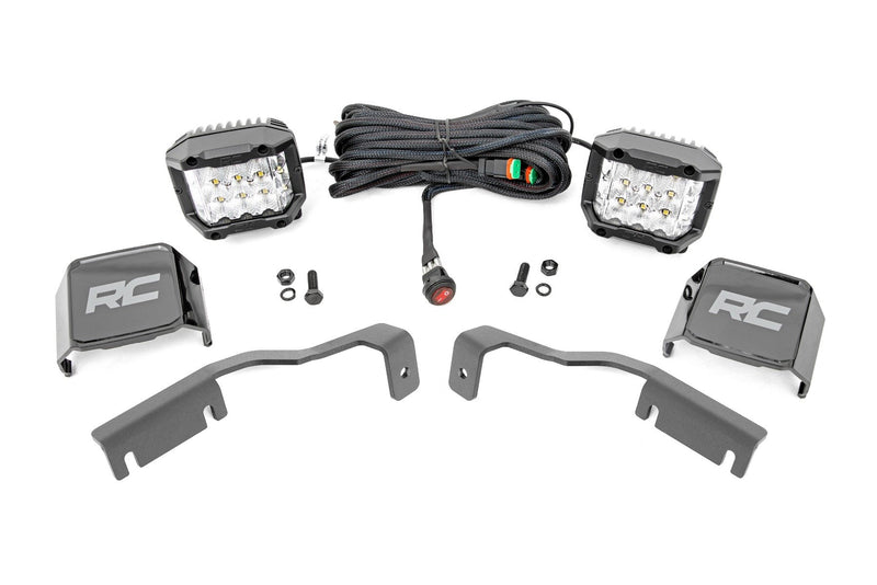 LED Light Kit | Ditch Mount |  3" OSRAM | Wide | Nissan Frontier (22-25)