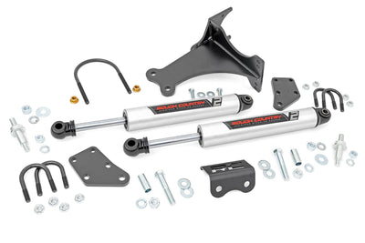 V2 Steering Stabilizer | Dual | 2-8 Inch Lift | Ford F-250/F-350 Super Duty (05-26)