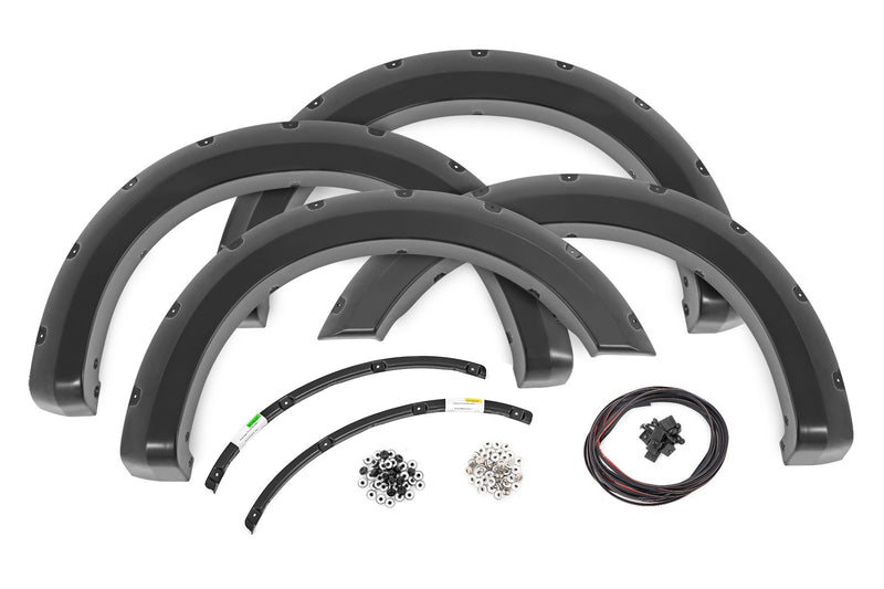 Rough Country Pocket Fender Flares | UM Agate Black | Ford F-250/F-350 Super Duty (23-25)