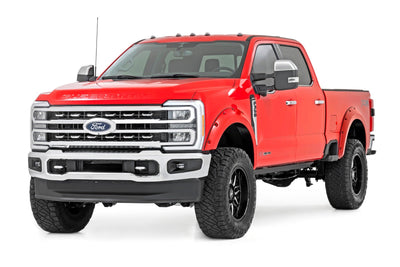 Rough Country Pocket Fender Flares | M7 Carbonized Gray | Ford F-250/F-350 Super Duty (23-25)