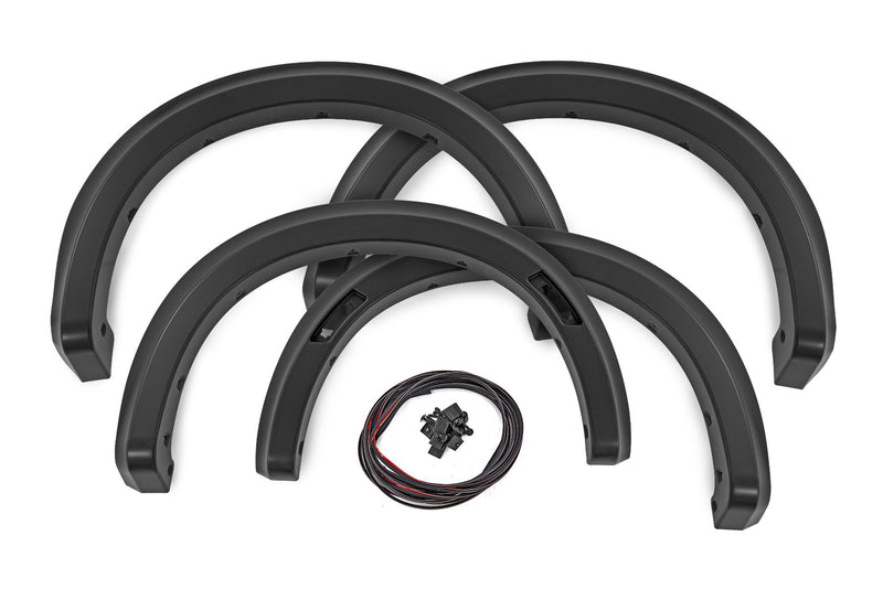 Rough Country Fender Flares | Sport | JS Iconic Siver | Ford Ranger 2WD/4WD (2024-2025)