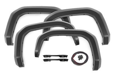 Rough Country Fender Flares | Sport | 089 Wind Chill Pearl | Toyota Tacoma 2WD/4WD (24-25)