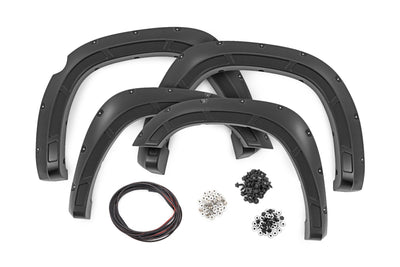 Rough Country Fender Flares | Defender | PSC Billet Silver | Ram 1500 2WD/4WD (2025)