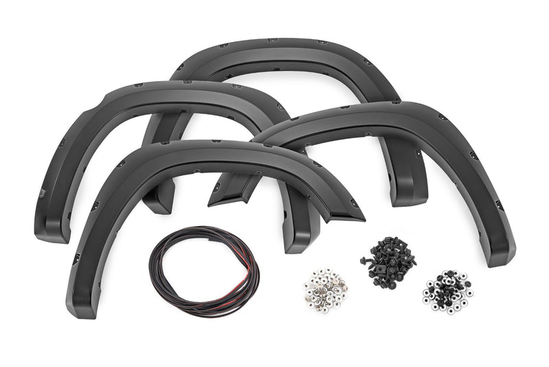 Rough Country Pocket Fender Flares | Gloss Black | Ram 1500 2WD/4WD (2025)