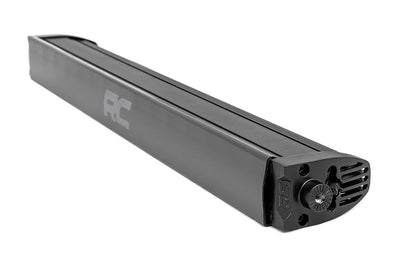 Rough Country 20 Inch Black Series LED Light Bar | Single Row | Amber DRL